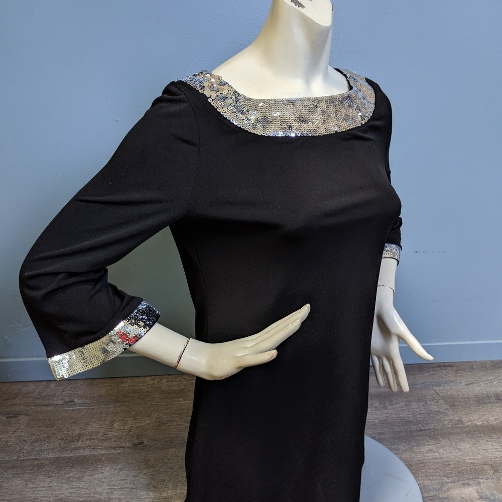 Charter Club Sleek Sequin Tunic Top